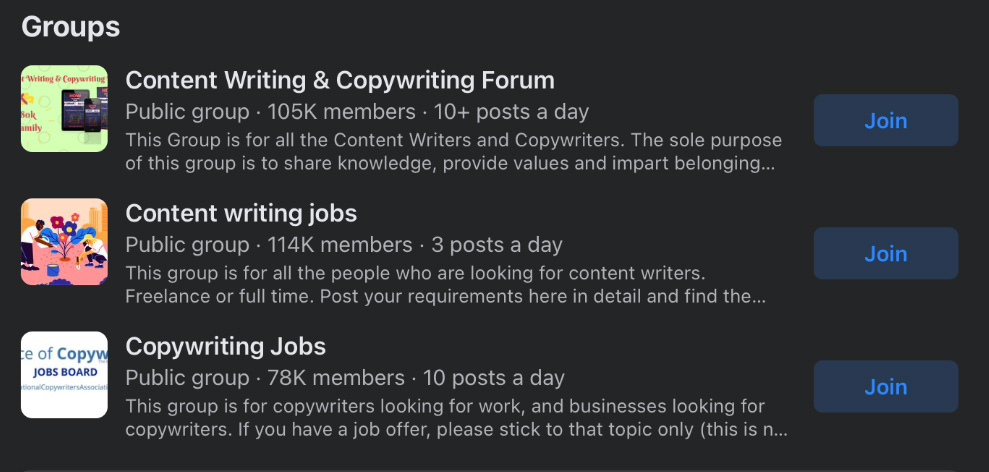 Join Job-Related Groups